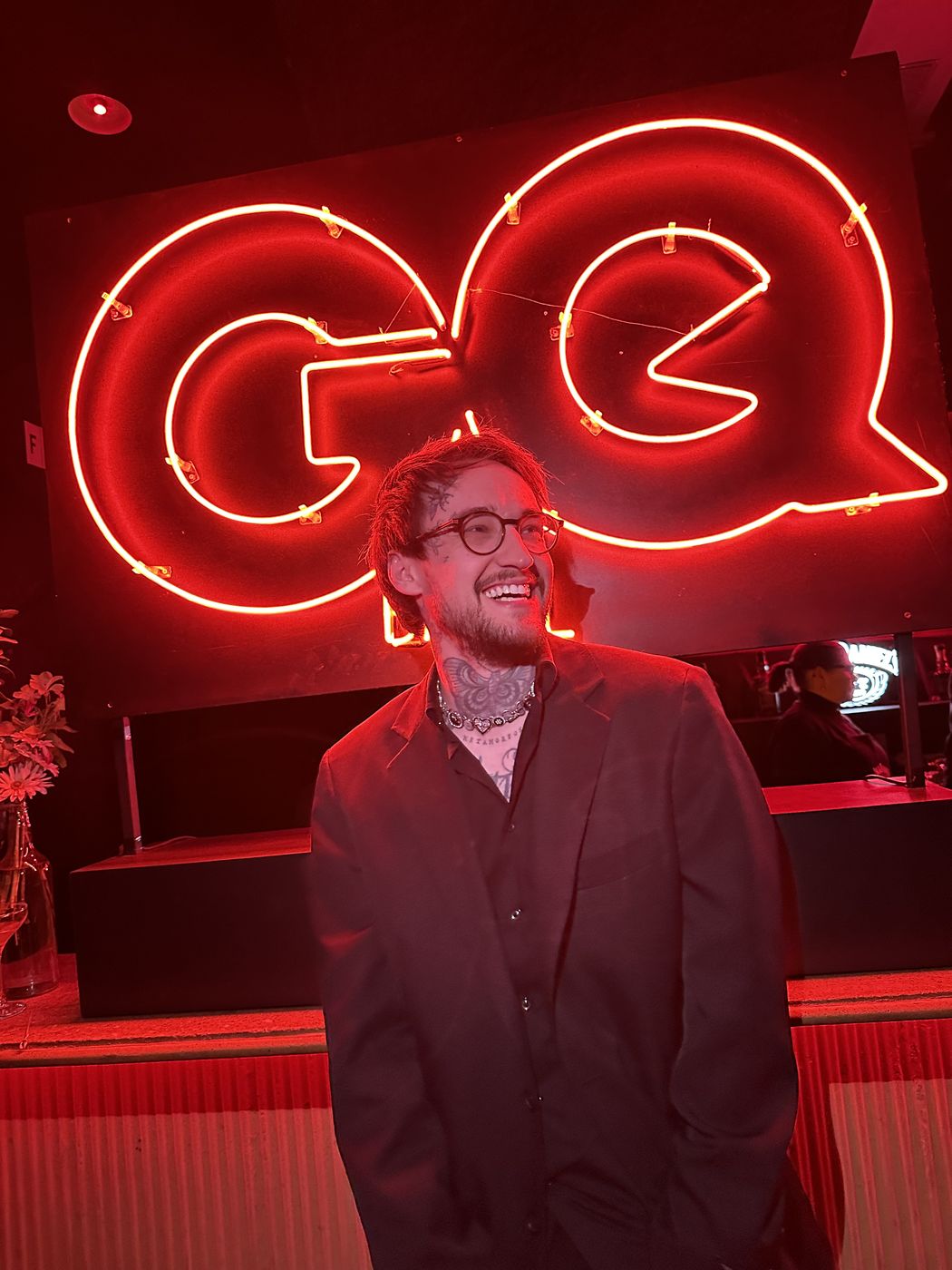 Rafa em evento da GQ